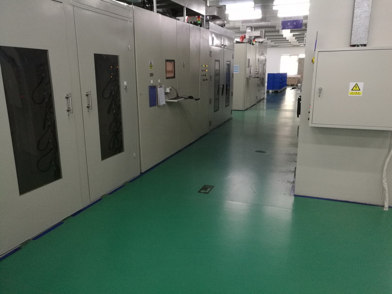pvc industrial floor used in electronics factory